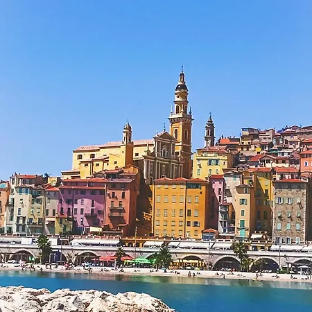 Apartmán Scandinavian Exclusive Design - Panoramic Sea View - Two Private Balconies - 3 Min To - Parking Menton