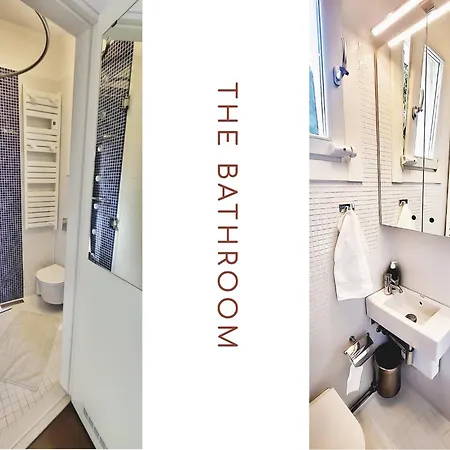 アパート A Scandinavian Exclusive Design Residence - Premium Living - Two Private Balconies W Panoramic Sea View - 3 Min To Beach - Parking *